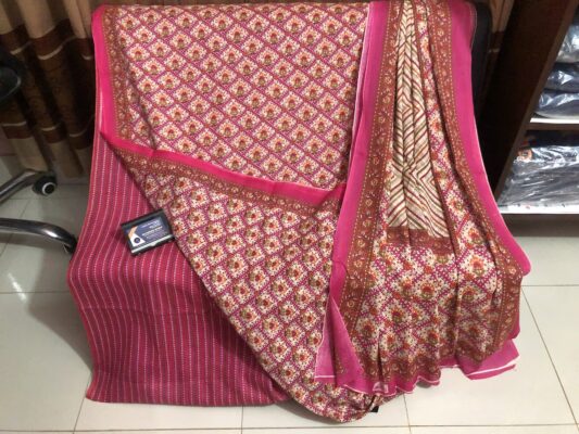 Patel Jaypuri Bouquties Three-Piece | Premium Jaypuri Cotton Boutique Dress | Elegant Printed Collection | RR Fashion World - Image 4