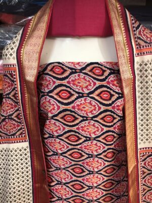 Peyani Cotton Katan Pair Three-Piece | Premium Cotton Katan Dress | Elegant Party & Daily Wear | RR Fashion World - Image 5