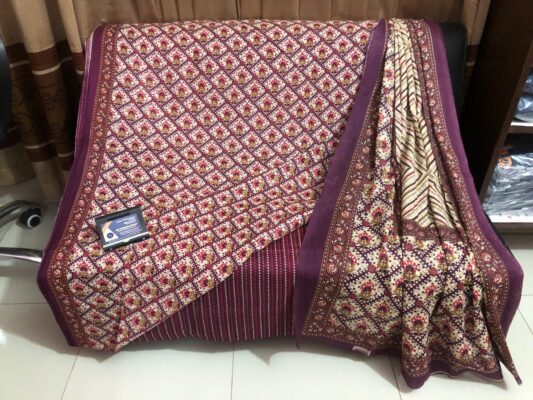 Patel Jaypuri Bouquties Three-Piece | Premium Jaypuri Cotton Boutique Dress | Elegant Printed Collection | RR Fashion World - Image 3