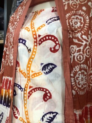 Special Kota Batik Three-Piece | Premium Soft Kota Fabric | Batik Printed Women’s Dress | RR Fashion World - Image 3