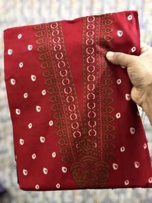 Luxury Cotton Three Piece | Printed Cotton Dress for Women | RR Fashion World - Image 6