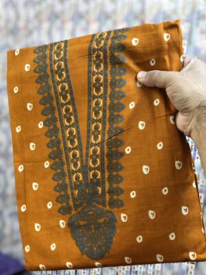 Luxury Cotton Three Piece | Printed Cotton Dress for Women | RR Fashion World - Image 8