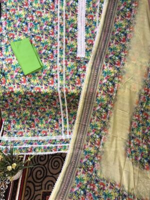 🎀 Dubai Cotton Three Piece – Premium Quality Collection - Image 4