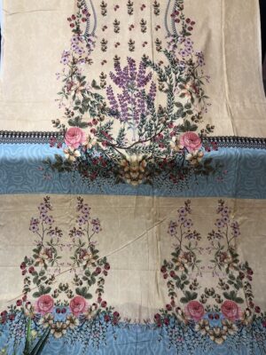 Jade Bliss Lawn Digital Printed Dress | Premium Digital Print Lawn Three Piece | RR Fashion World - Image 8