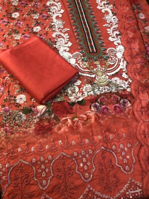 Rang E Haya Digital Moms Cotton Dress | Premium Digital Printed Soft Cotton Three Piece | RR Fashion World - Image 4