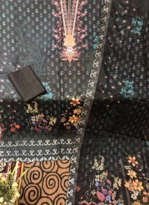 Rang E Haya Digital Moms Cotton Dress | Premium Digital Printed Soft Cotton Three Piece | RR Fashion World - Image 3