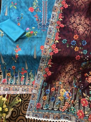 ✨ Rang Pasand Luxury Embroidered Lawn Dress – Elegance with Comfort - Image 10