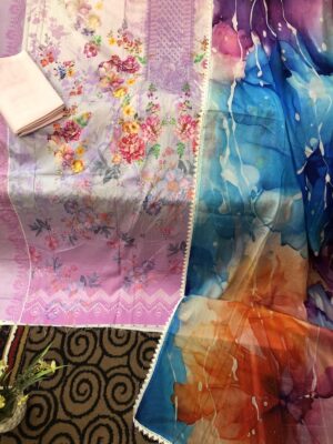 ✨ Rang Pasand Luxury Embroidered Lawn Dress – Elegance with Comfort - Image 6