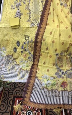 🎀 Vinay Premium Cotton Lawn Dress – Soft & Stylish Three-Piece Collection - Image 2