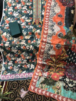 🎀 Vinay Premium Cotton Lawn Dress – Soft & Stylish Three-Piece Collection - Image 4