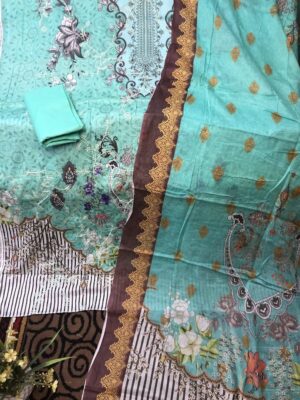 🎀 Vinay Premium Cotton Lawn Dress – Soft & Stylish Three-Piece Collection - Image 6