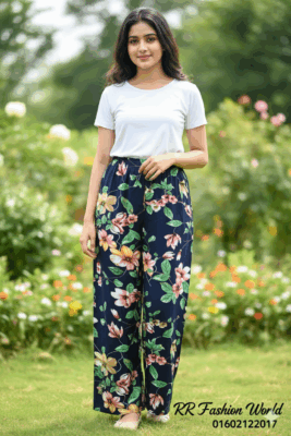Women’s Linen Soft & Stretchable Palazzo | Premium Free Size Palazzo for Women | RR Fashion World