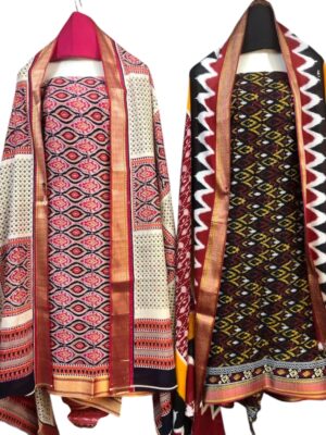 Peyani Cotton Katan Pair Three-Piece | Premium Cotton Katan Dress | Elegant Party & Daily Wear | RR Fashion World - Image 2