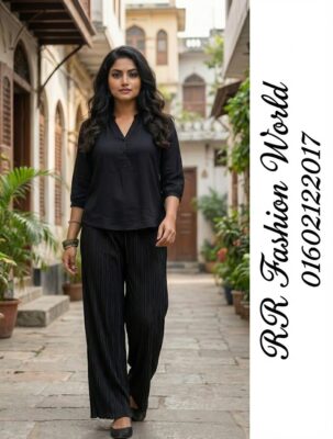 ✨ Women’s Soft & Stretchable Linen Palazzo – Free Size Comfort for Every Woman - Image 6