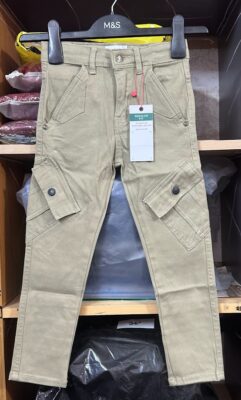 Gabardine Cargo Pants for Kids (4–16 Years) | Durable Kids Pants in Bangladesh - Image 4