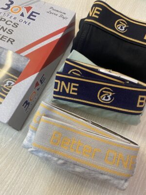 🩳 Men’s Boxer – 1 Box (3 Pcs) | Soft & 100% Breathable Cotton - Image 2