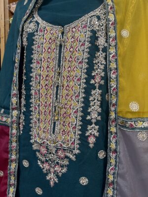 ✨ Most Demanding Star Georgette Gorgeous Dress ✨ - Image 4