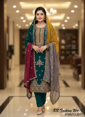 ✨ Most Demanding Star Georgette Gorgeous Dress ✨